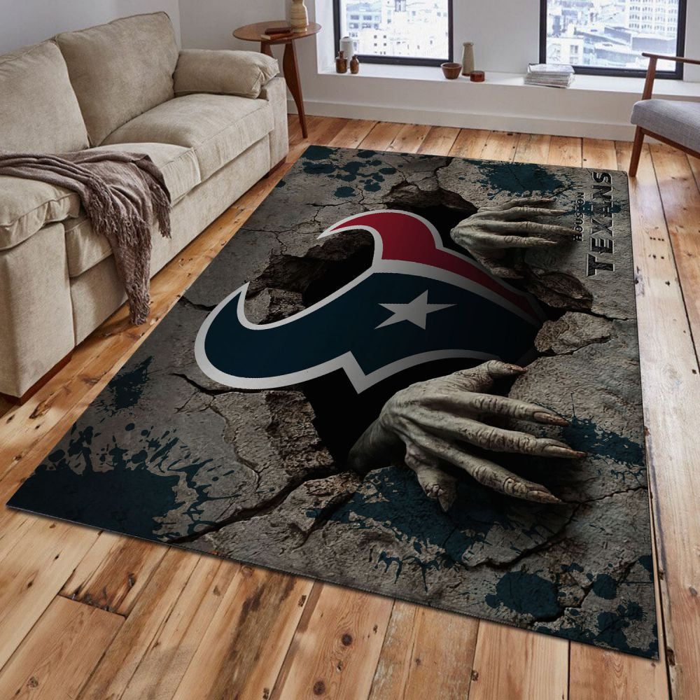 Rug Living Room Floor Decor Fan Gifts Houston Texans VITG2443