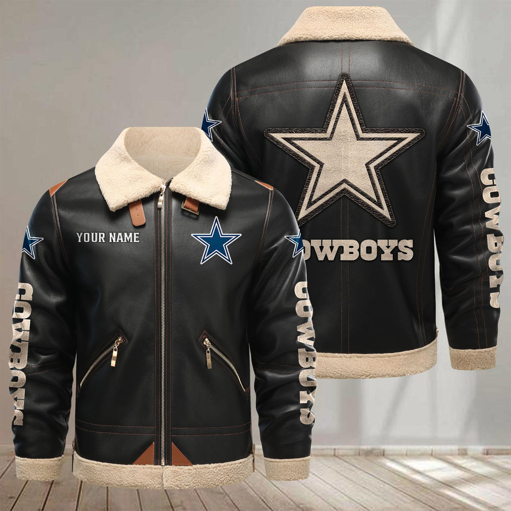 Dallas Cowboys VITPL079 Leather Jacket – Premium & Ultra-Thick Leather Jacket