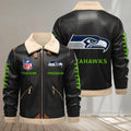 Seattle Seahawks DMLK1156 Leather Jacket – Premium & Ultra-Thick Leather Jacket