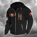 San Francisco 49ers DMCD0679 Hooded Cardigan Jacket