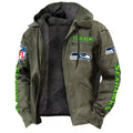 Seattle Seahawks DMJK0029 Hooded Cardigan Jacket