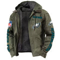 Philadelphia Eagles DMJK0026 Hooded Cardigan Jacket
