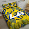 Quilts Bedroom Decor Fan Gifts Los Angeles Rams DMHG0976 Multicolor