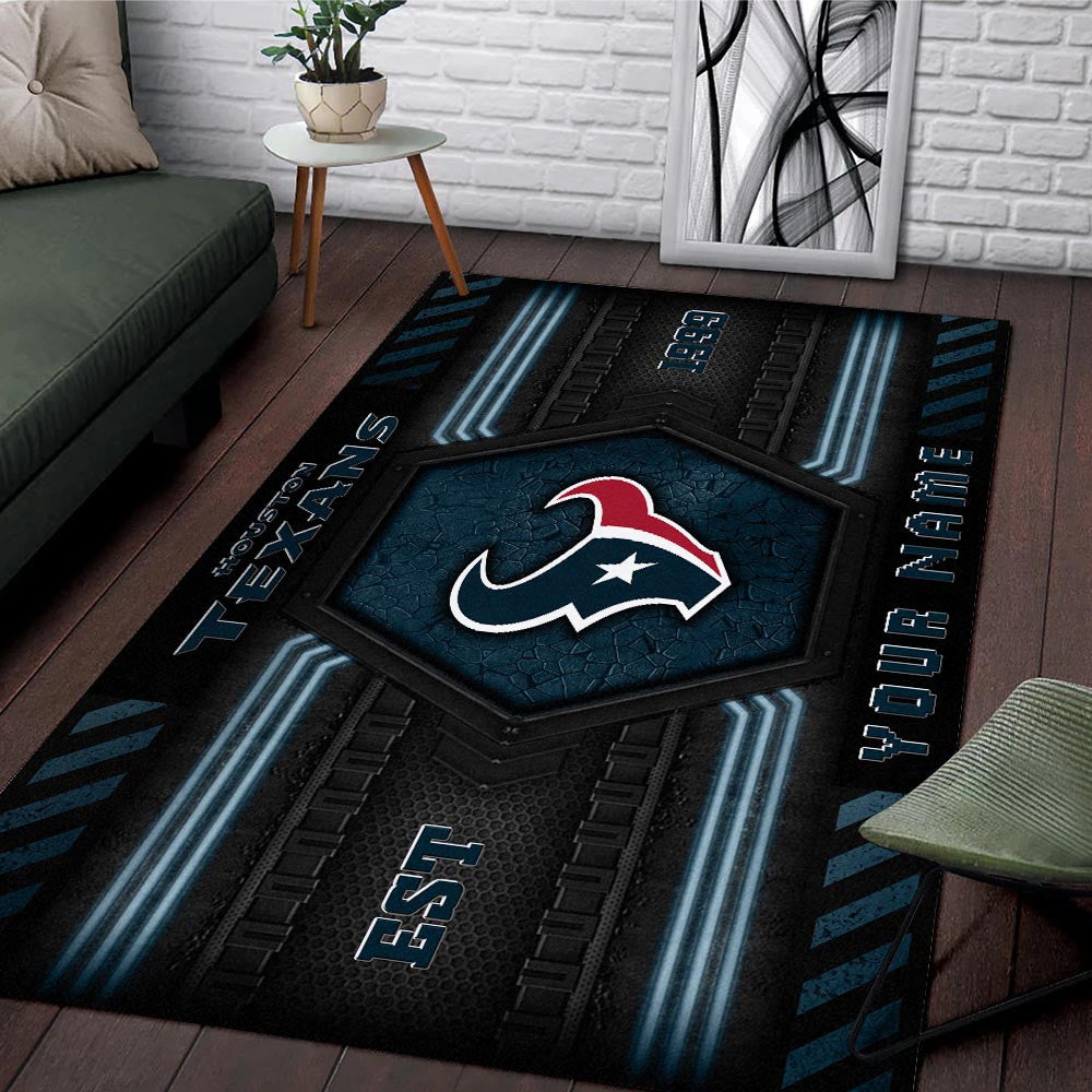 Rug Living Room Floor Decor Fan Gifts Houston Texans WRUG20227