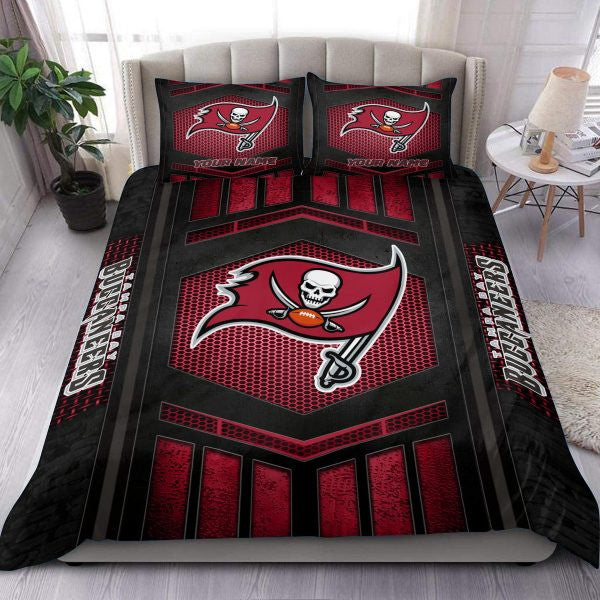 Tampa Bay Buccaneers Personalized Quilt Set Best Gift For Fan BGBED132