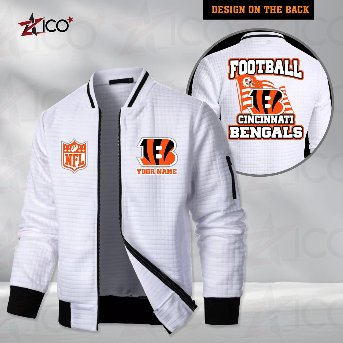 Cincinnati Bengals Men’s Casual Jacket For Men New Trending AZMN2DMCJK000007