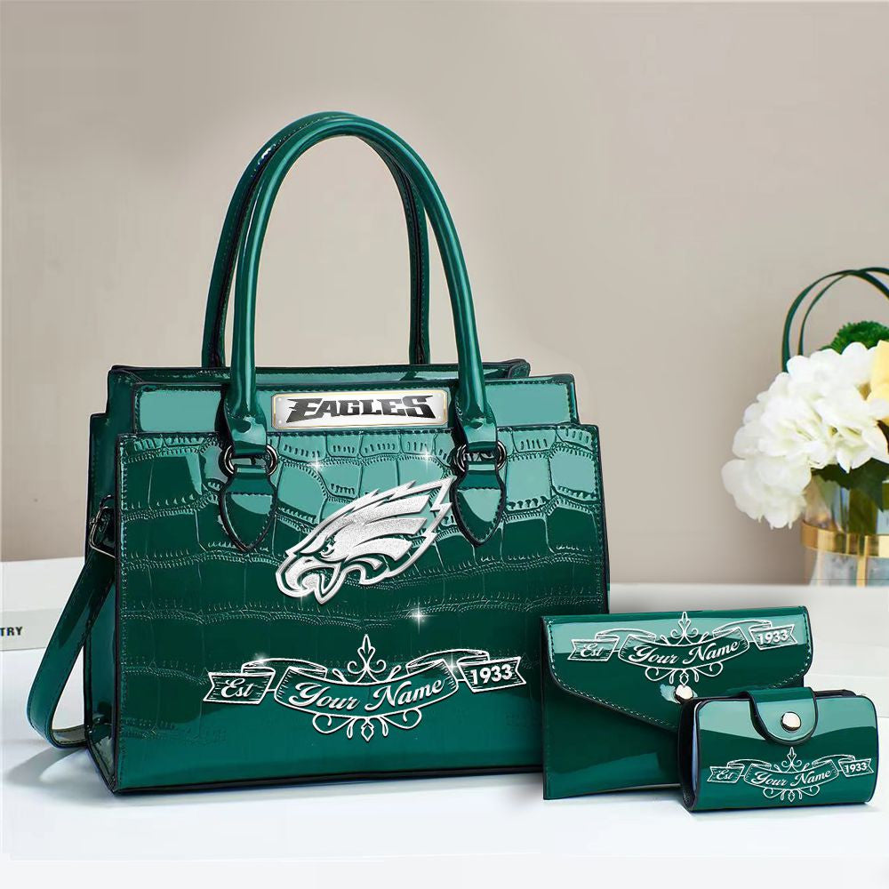 Buy the Handbag, Get the Wallet & Card Holder Free Philadelphia Eagles VITRHB116