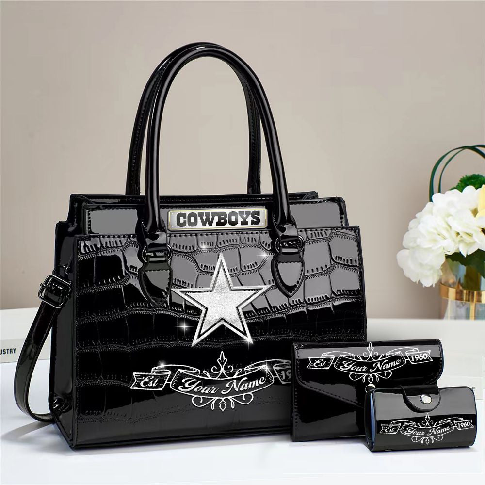 Buy the Handbag, Get the Wallet & Card Holder Free Dallas Cowboys VITRHB099