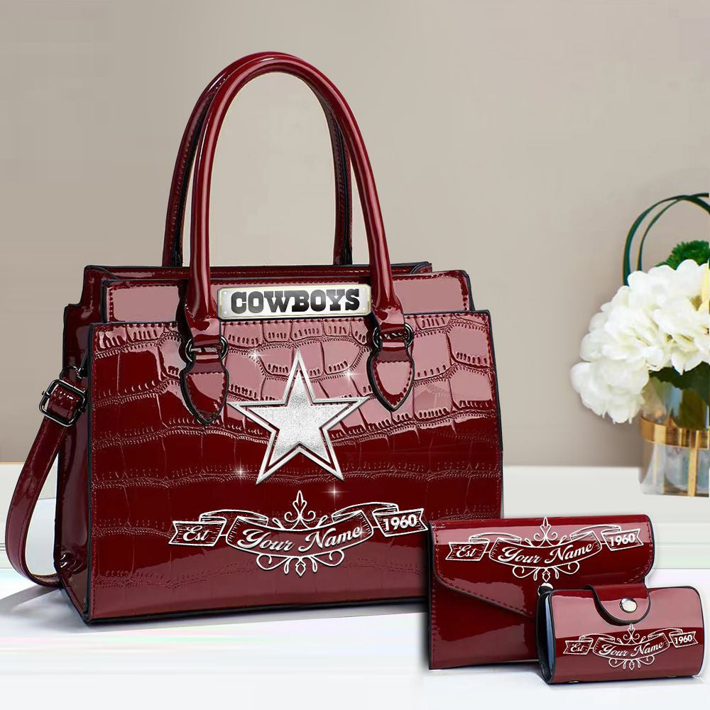 Buy the Handbag, Get the Wallet & Card Holder Free Dallas Cowboys VITRHB099