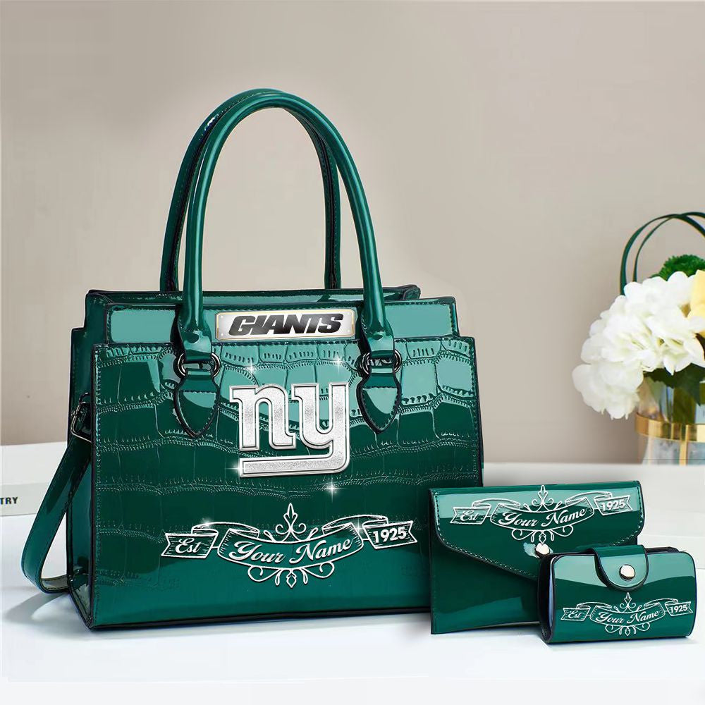 Buy the Handbag, Get the Wallet & Card Holder Free New York Giants VITRHB114