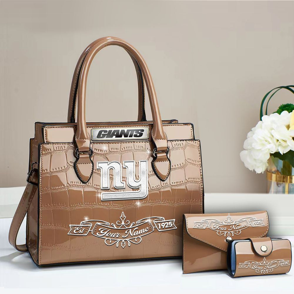Buy the Handbag, Get the Wallet & Card Holder Free New York Giants VITRHB114