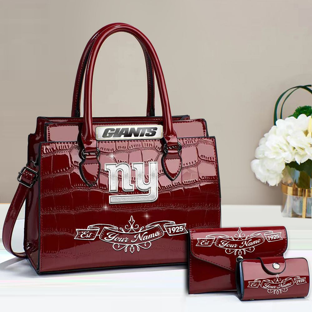 Buy the Handbag, Get the Wallet & Card Holder Free New York Giants VITRHB114