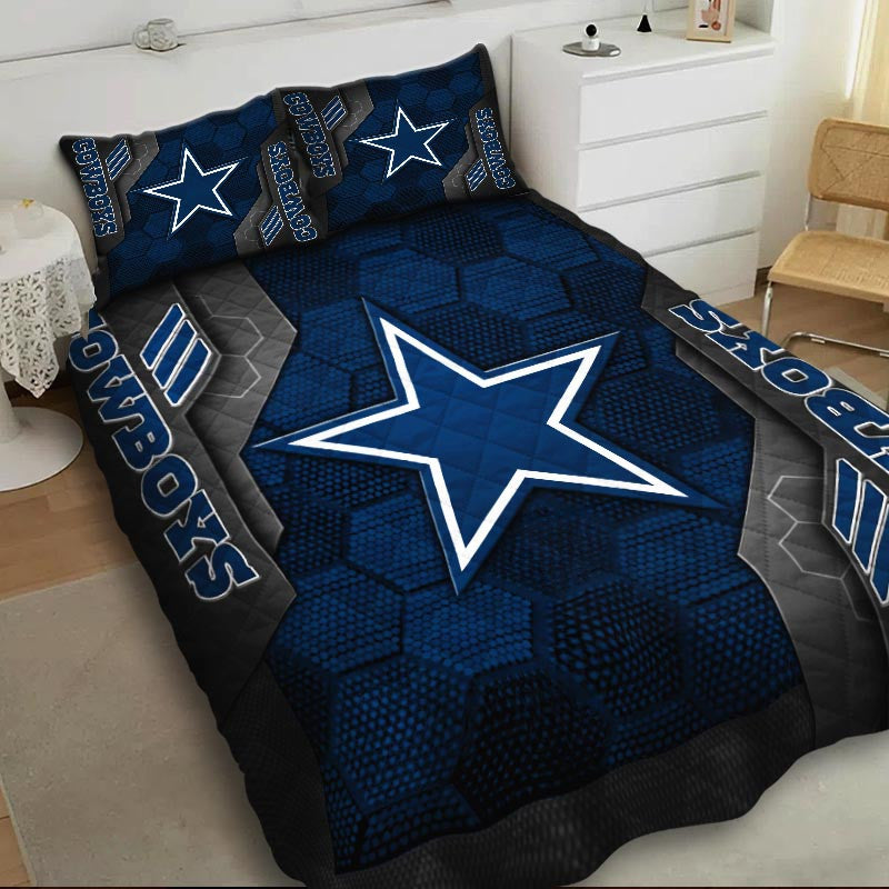Quilts Bedroom Decor Fan Gifts Dallas Cowboys DMHG0933 Multicolor