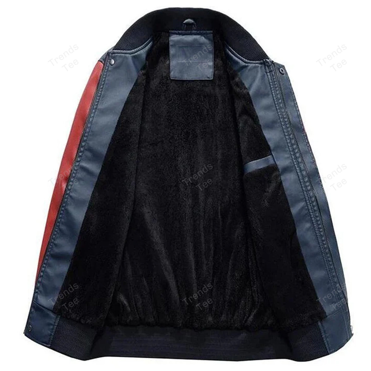 DMHQ0067 San Francisco 49ers Signature Series Leather Jacket — Plush Sherpa Lining