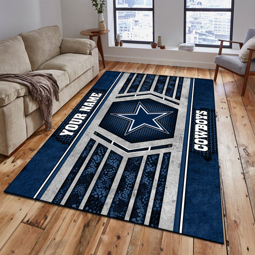 Rug Living Room Floor Decor Fan Gifts Dallas Cowboys PRUG4208