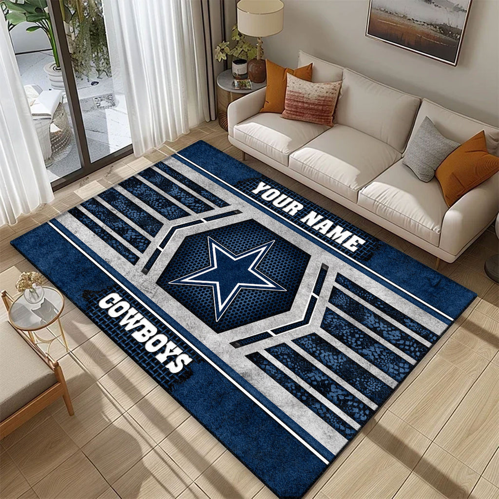 Rug Living Room Floor Decor Fan Gifts Dallas Cowboys PRUG4208
