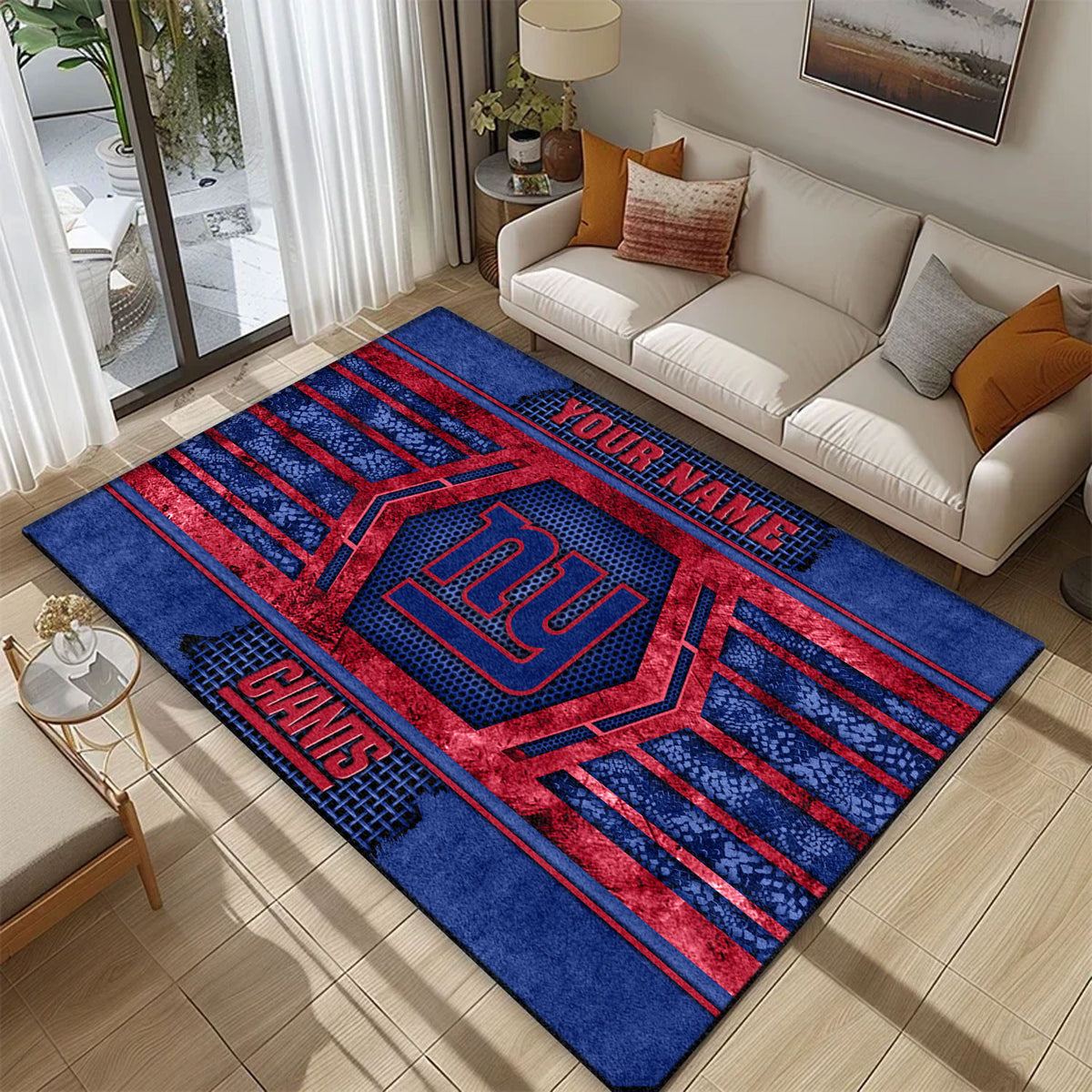 Rug Living Room Floor Decor Fan Gifts New York Giants PRUG4223