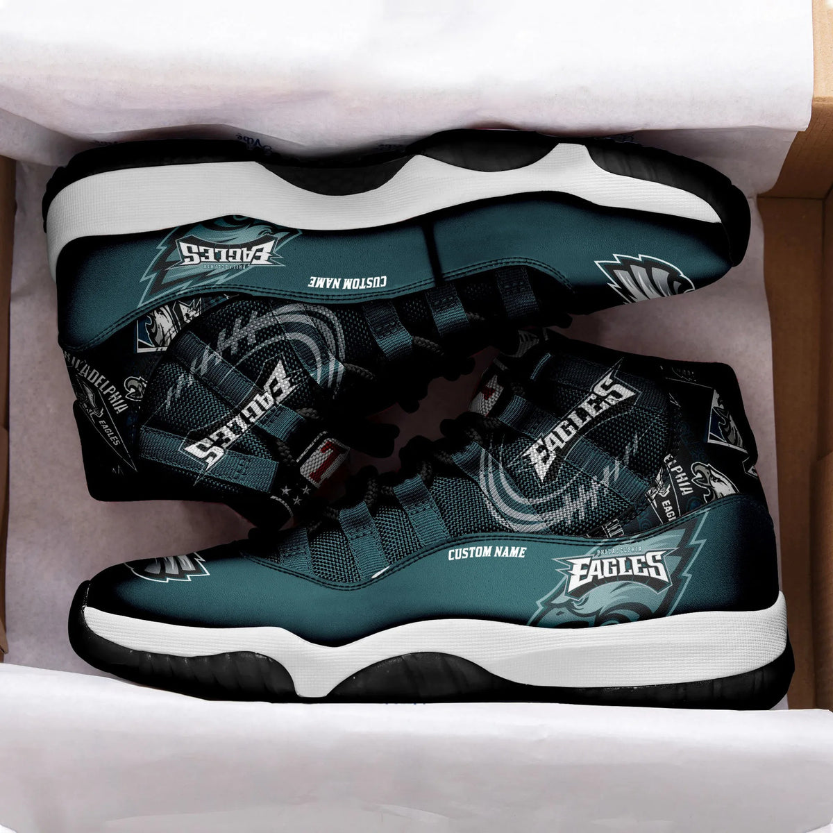 Philadelphia Eagles Personalized AJD11 Sneakers S0309 BG209