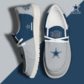 Dallas Cowboys Personalized Moccasin Slippers – Hey Dude Shoes Style AZCHDUDE257