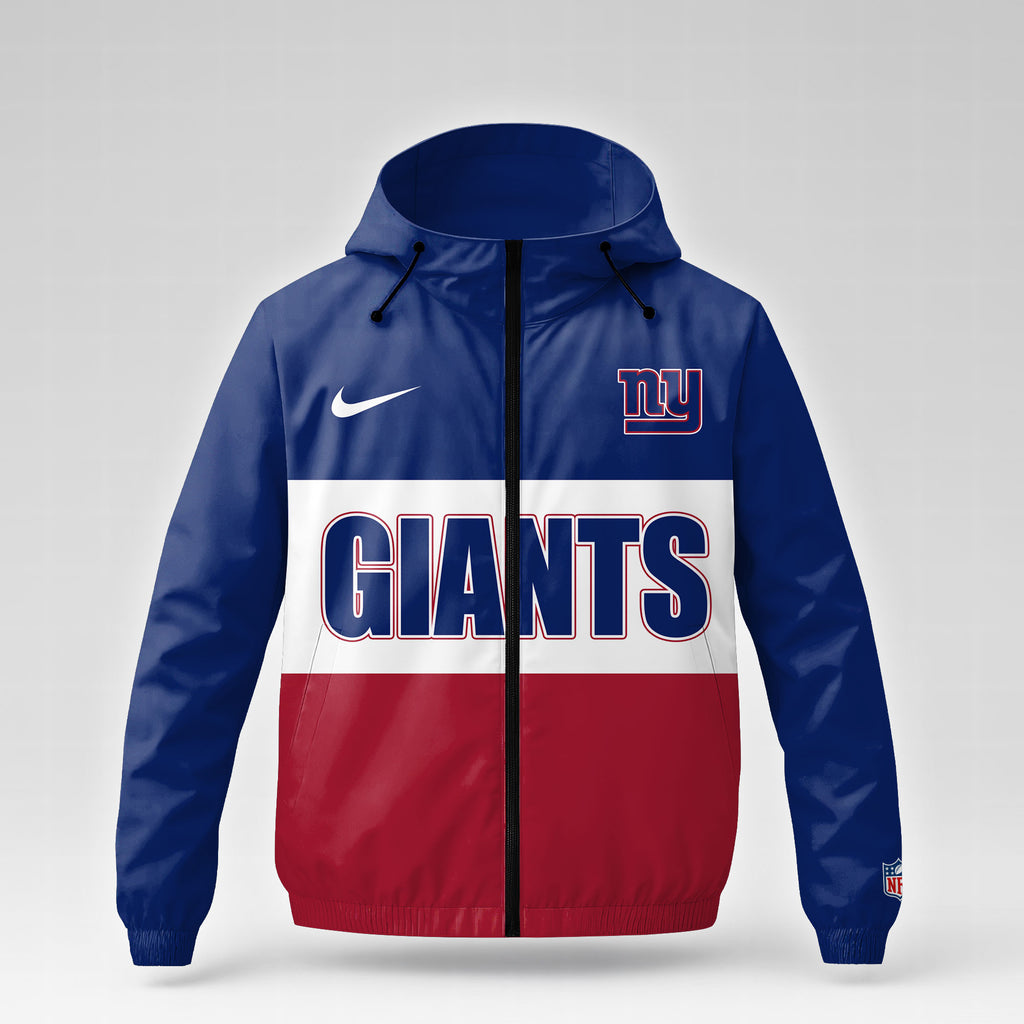 New York Giants | Premium NFL Strength Through Christ Windbreaker Jacket NTH1312