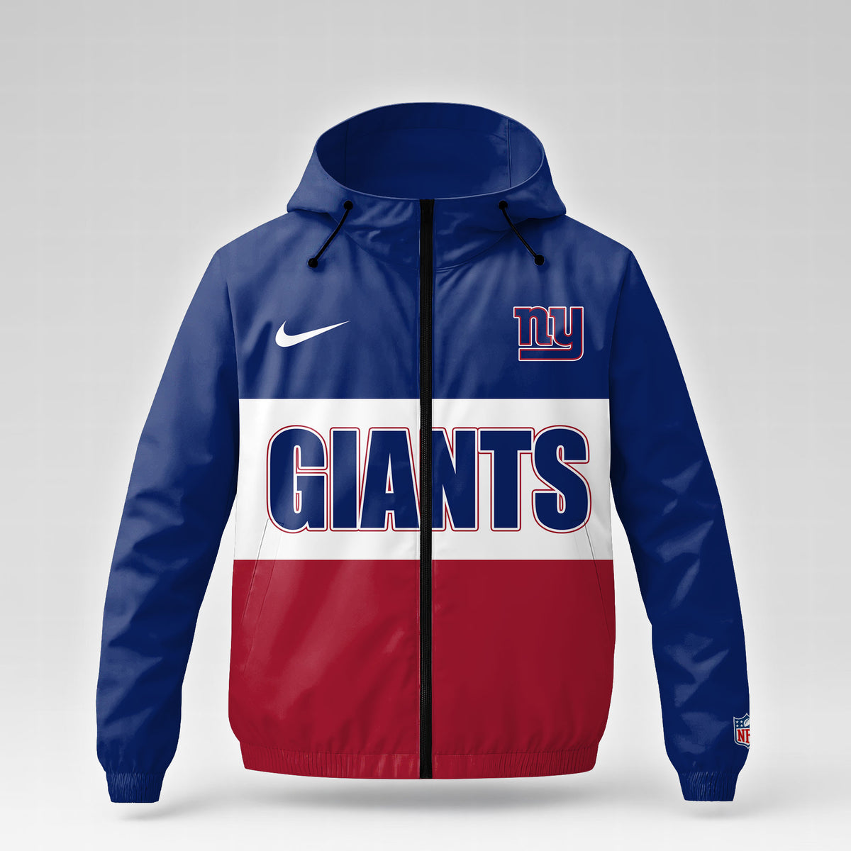New York Giants | Premium NFL Strength Through Christ Windbreaker Jacket NTH1312