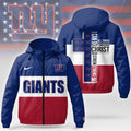 New York Giants | Premium NFL Strength Through Christ Windbreaker Jacket NTH1312