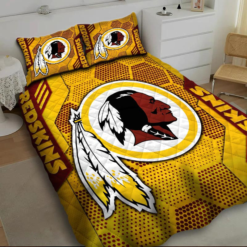 Quilts Bedroom Decor Fan Gifts Washington Redskins DMHG0990 Multicolor