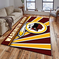 Rug Living Room Floor Decor Fan Gifts Washington Redskins DMHF3654