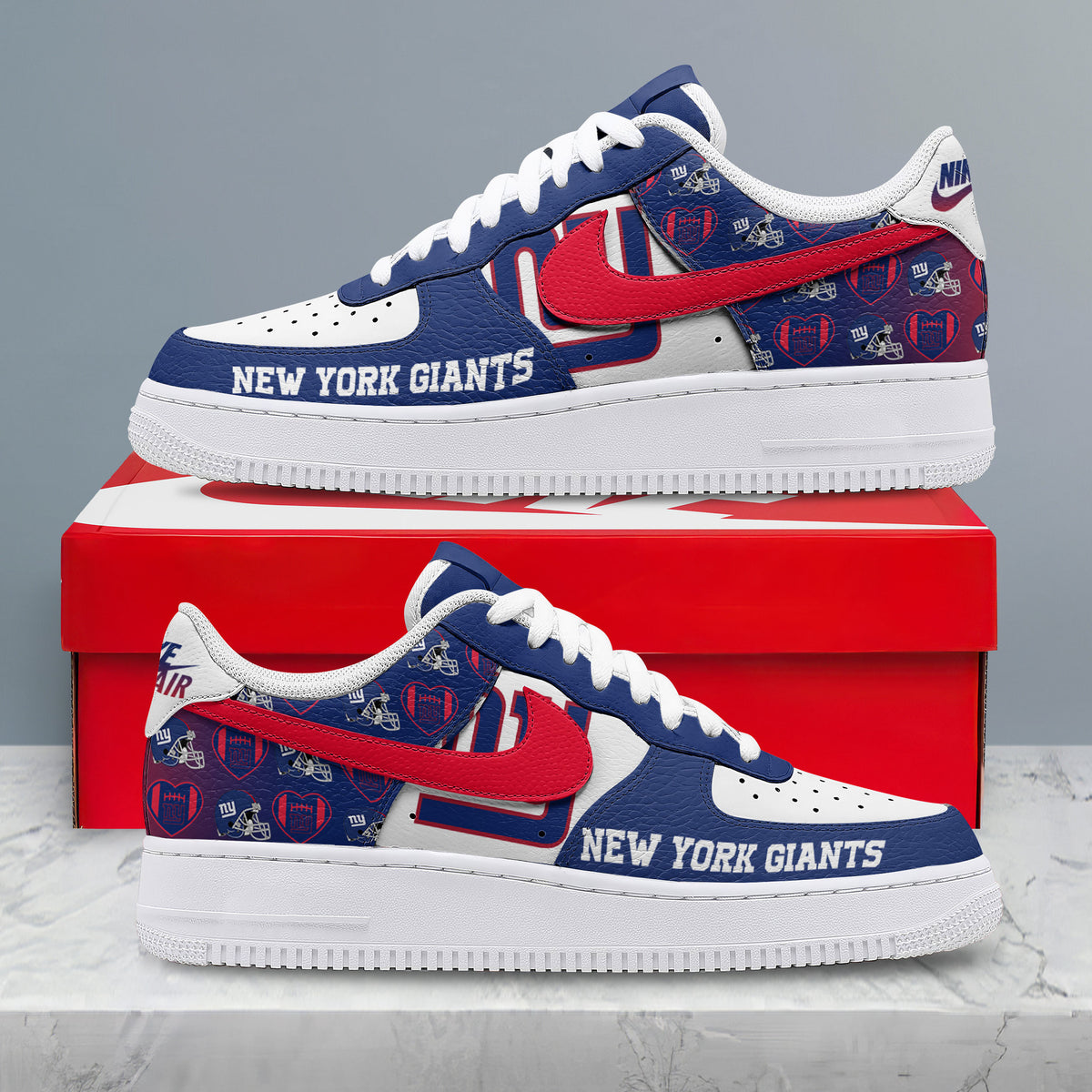 New York Giants | Premium NFL Gridiron Classic AF1 Shoes NTH25