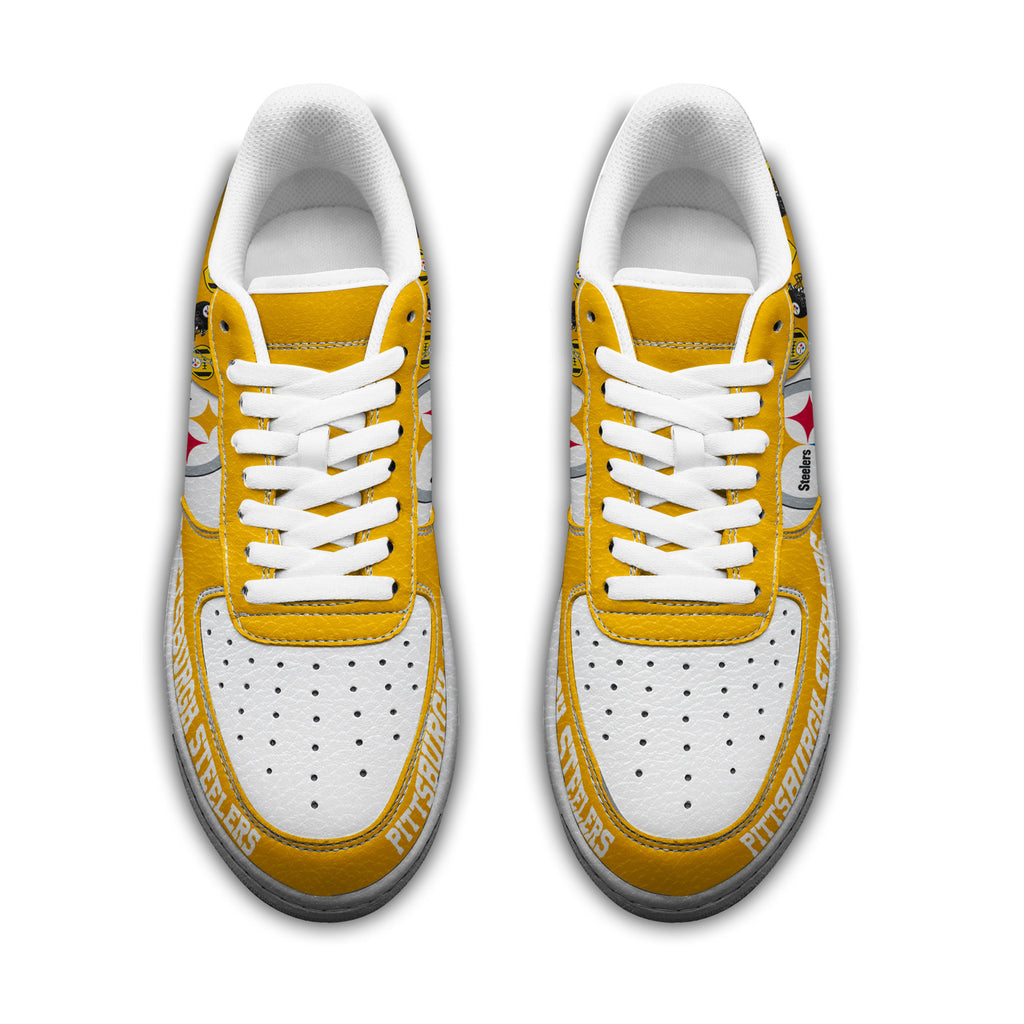 Pittsburgh Steelers | Premium NFL Gridiron Classic AF1 Shoes NTH19