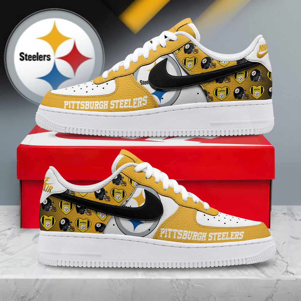 Pittsburgh Steelers | Premium NFL Gridiron Classic AF1 Shoes NTH19