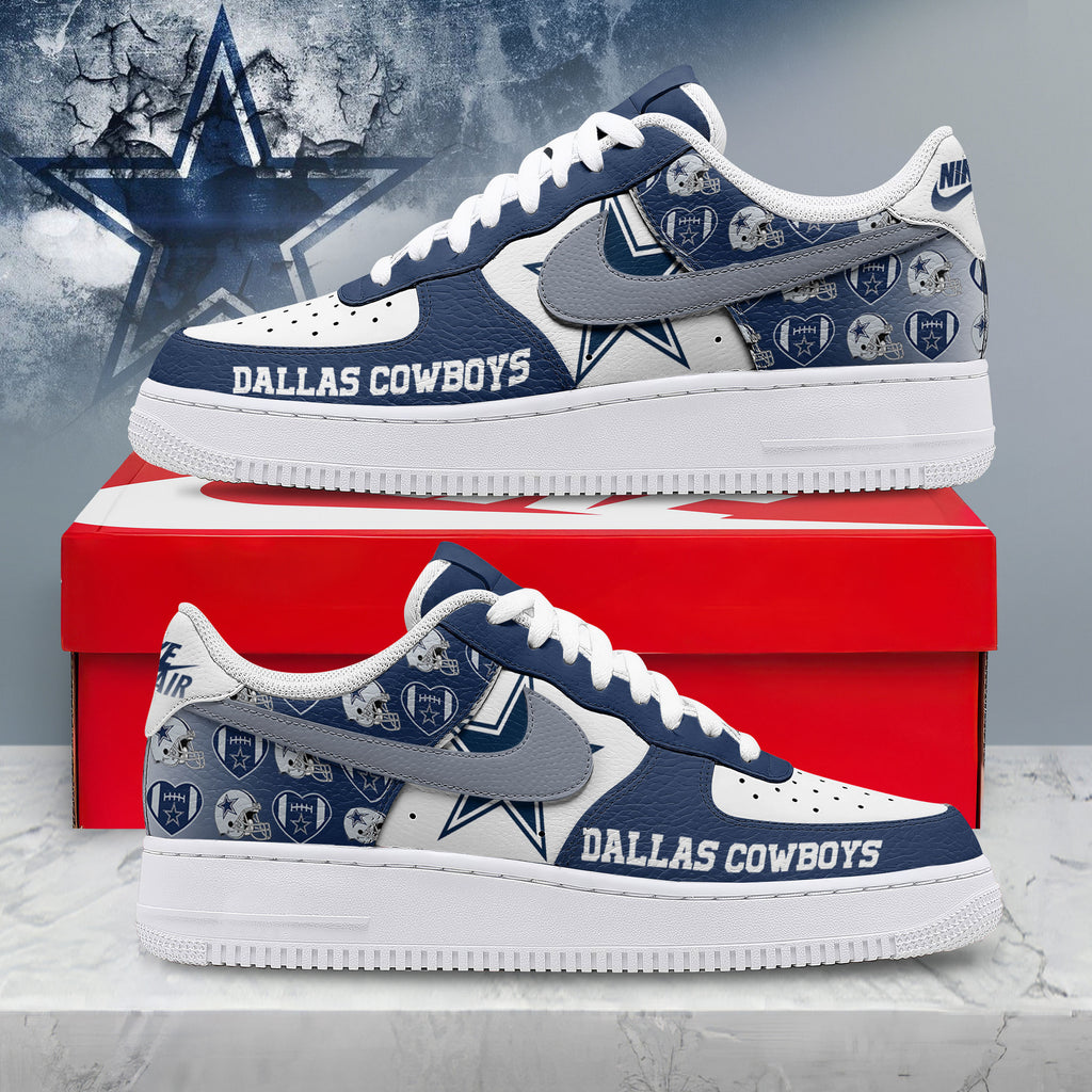 Dallas Cowboys | Premium NFL Gridiron Classic AF1 Shoes NTH21