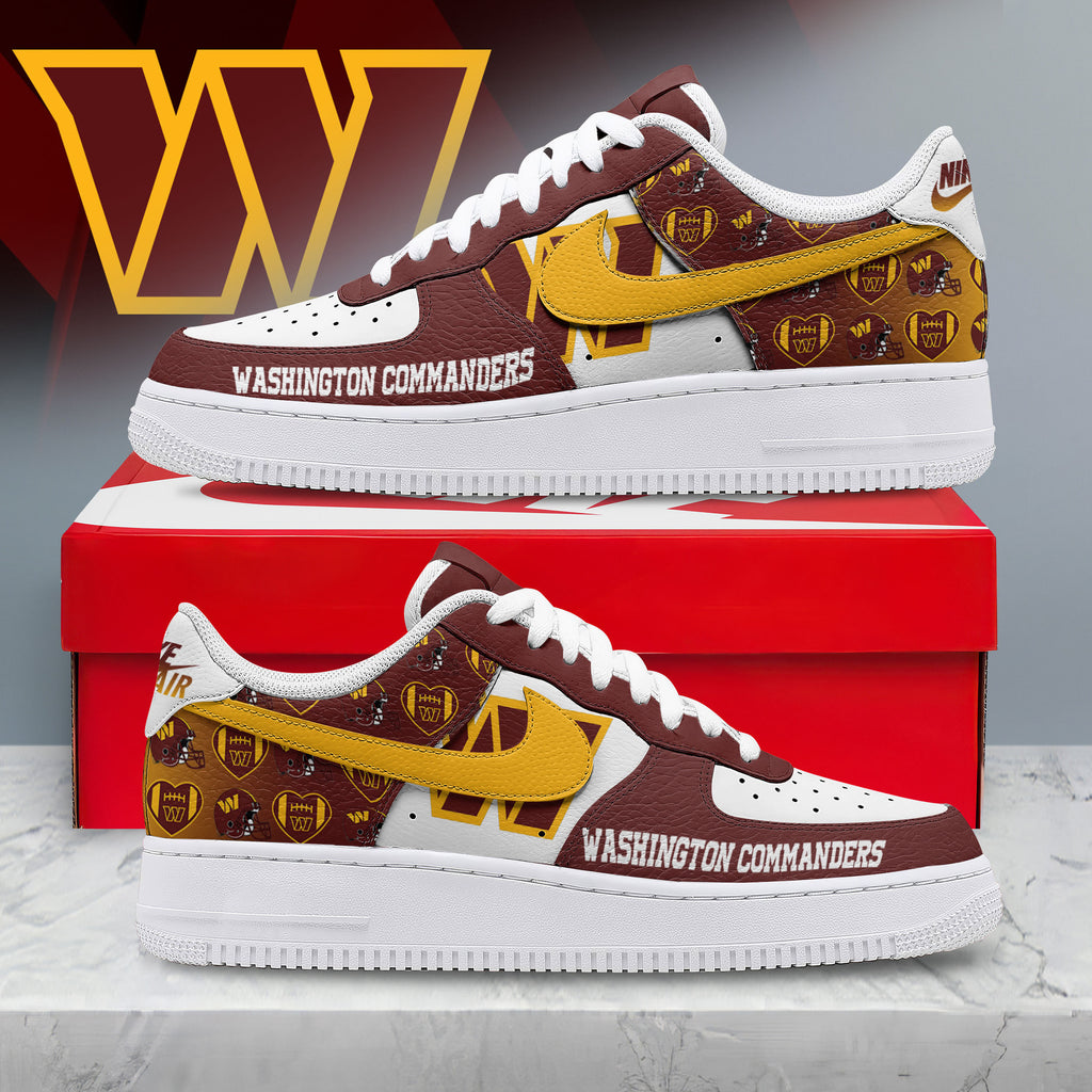 Washington Commanders | Premium NFL Gridiron Classic AF1 Shoes NTH20