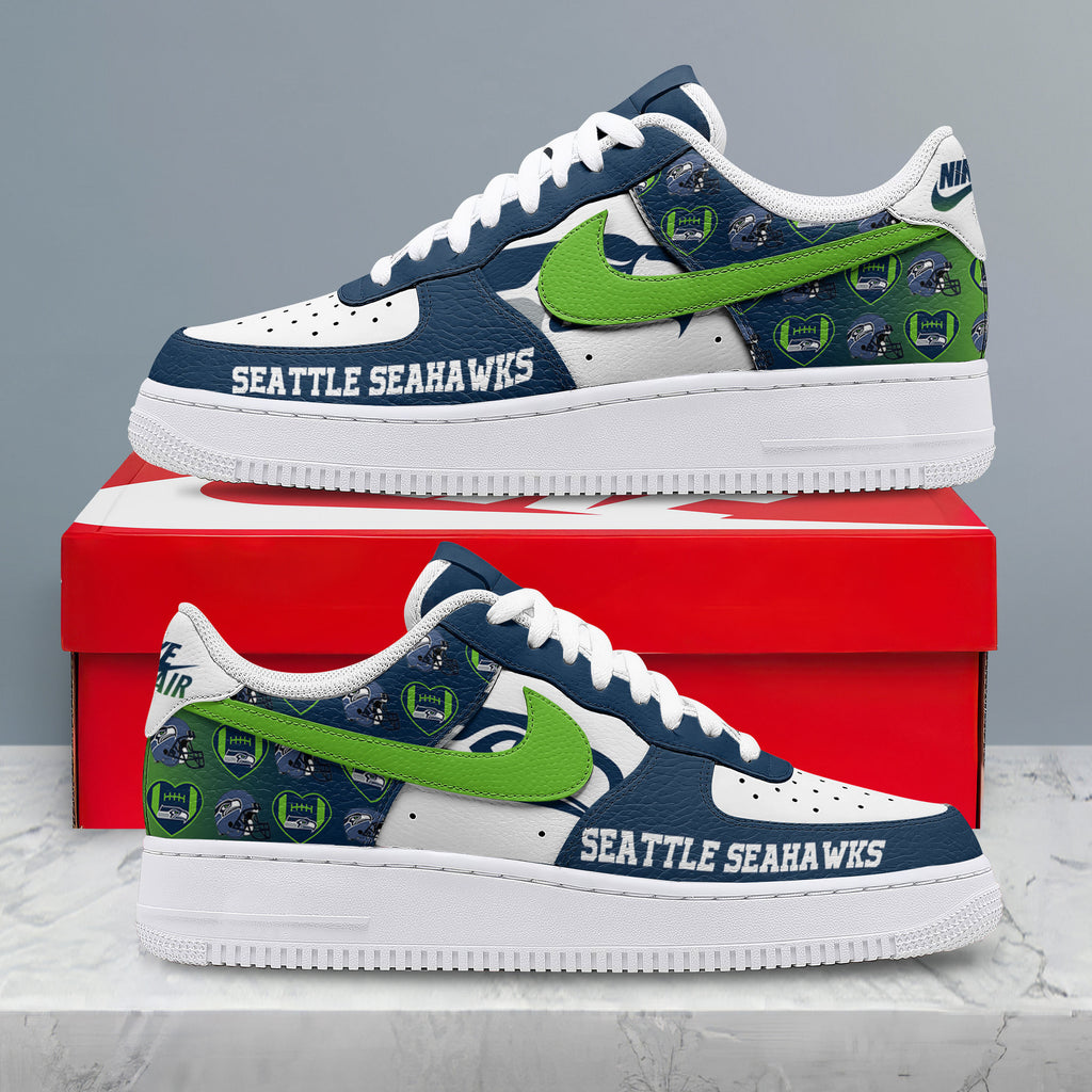 Seattle Seahawks | Premium NFL Gridiron Classic AF1 Shoes NTH16