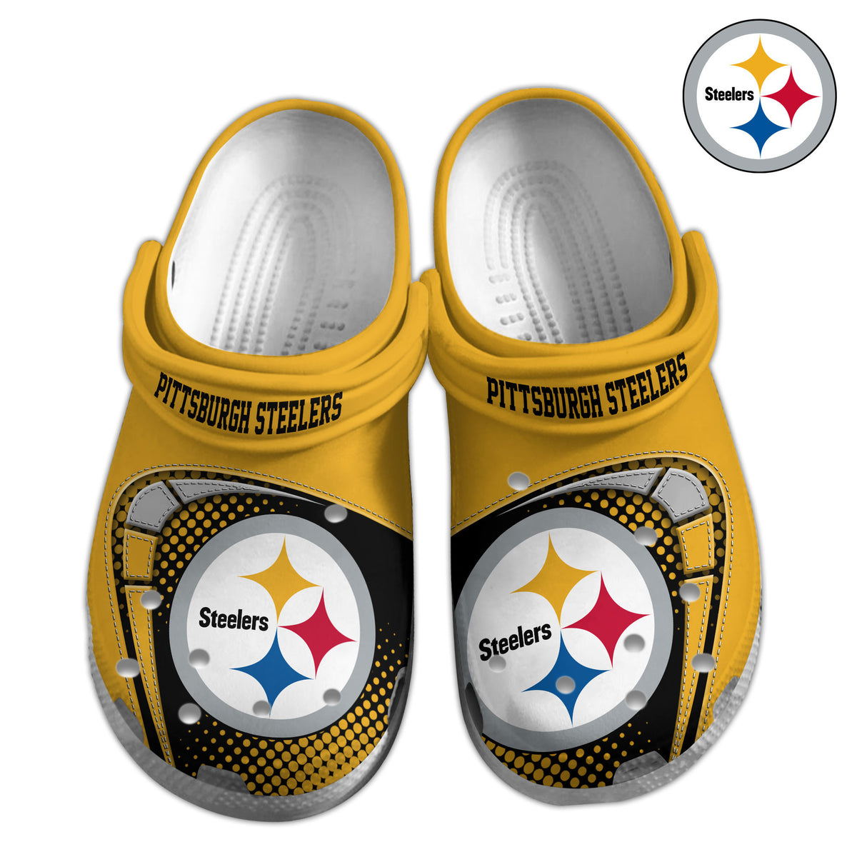 Pittsburgh Steelers | Premium NFL Crocs Shoes VAN3109
