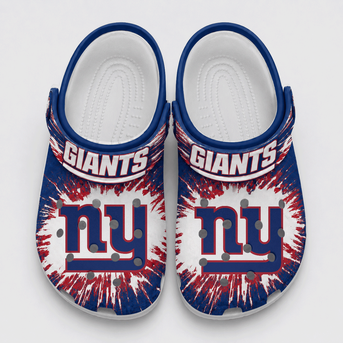 New York Giants | Premium NFL Splash Burst Fan Crocs VAN236