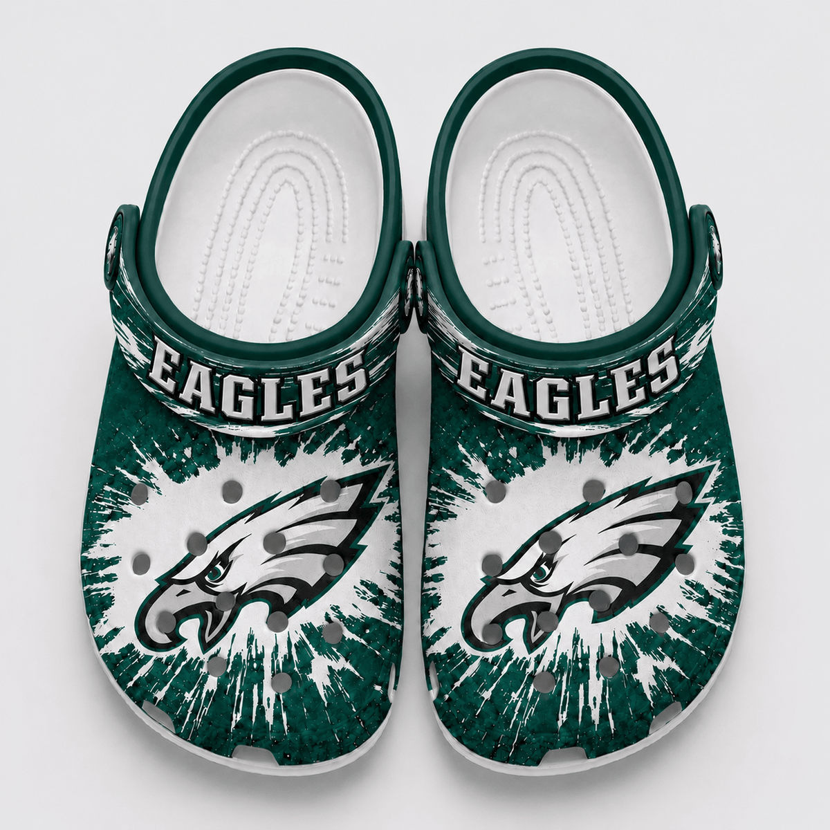 Philadelphia Eagles | Premium NFL Splash Burst Fan Crocs VAN229