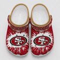 San Francisco 49ers | Premium NFL Splash Burst Fan Crocs VAN218