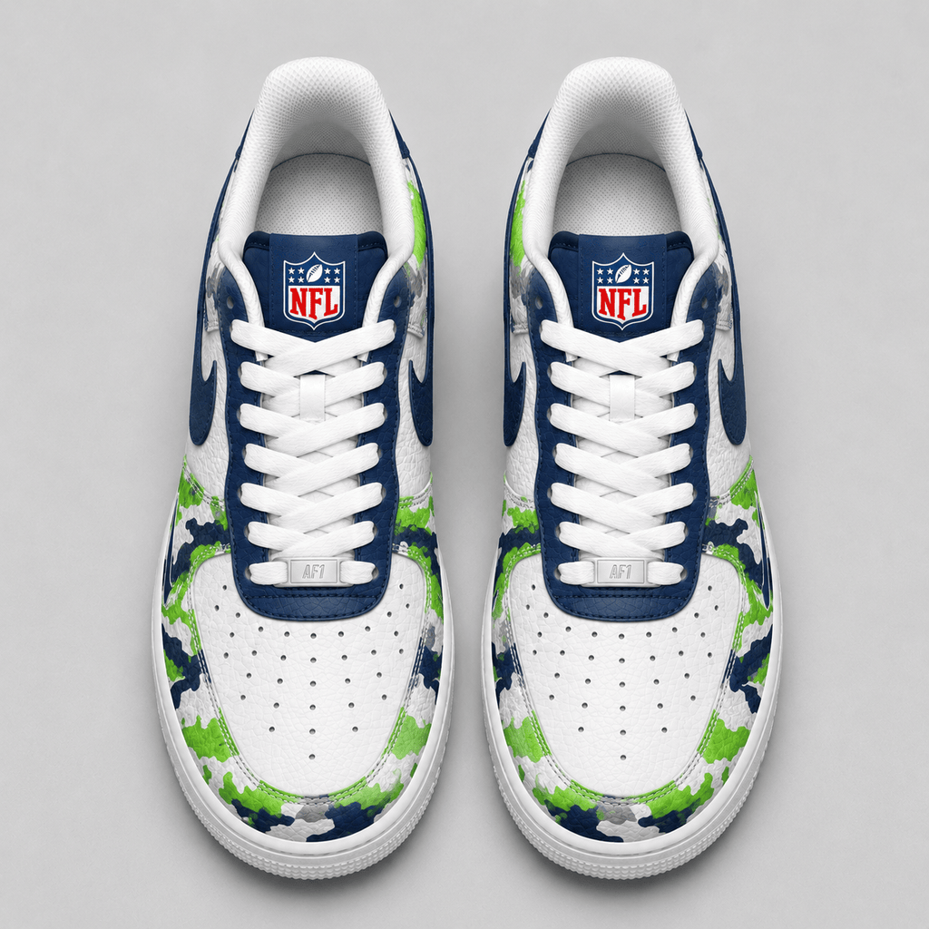 Seattle Seahawks | Premium NFL Team AF1 Shoes VA916