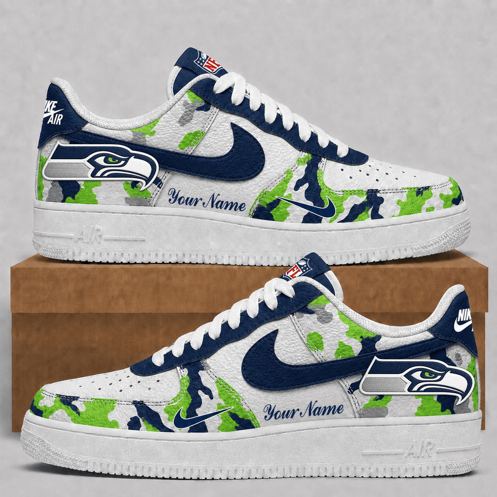 Seattle Seahawks | Premium NFL Team AF1 Shoes VA916