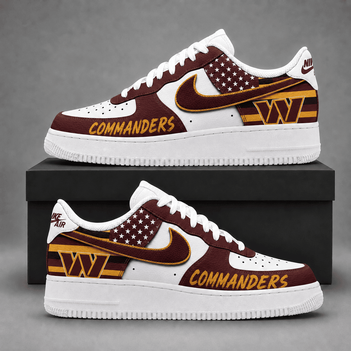 Washington Commanders | Premium American Football Team Limited AF1 Shoes NDN5127