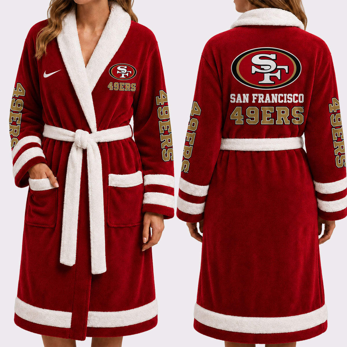San Francisco 49ers | Premium NFL Fleece Bathrobe VA1247