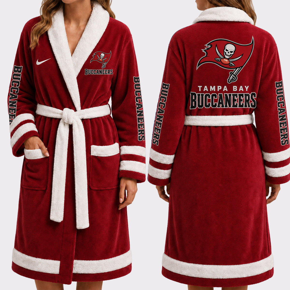 Tampa Bay Buccaneers | Premium NFL Fleece Bathrobe VA1223