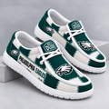 Philadelphia Eagles | Premium NFL Team Logo Patchwork Loafer Shoes NY - VAN52114