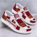 Washington Commanders | Premium NFL Team Logo Patchwork Loafer Shoes NY - VAN52120