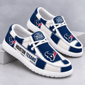 Houston Texans | Premium NFL Team Logo Patchwork Loafer Shoes NY - VAN52119
