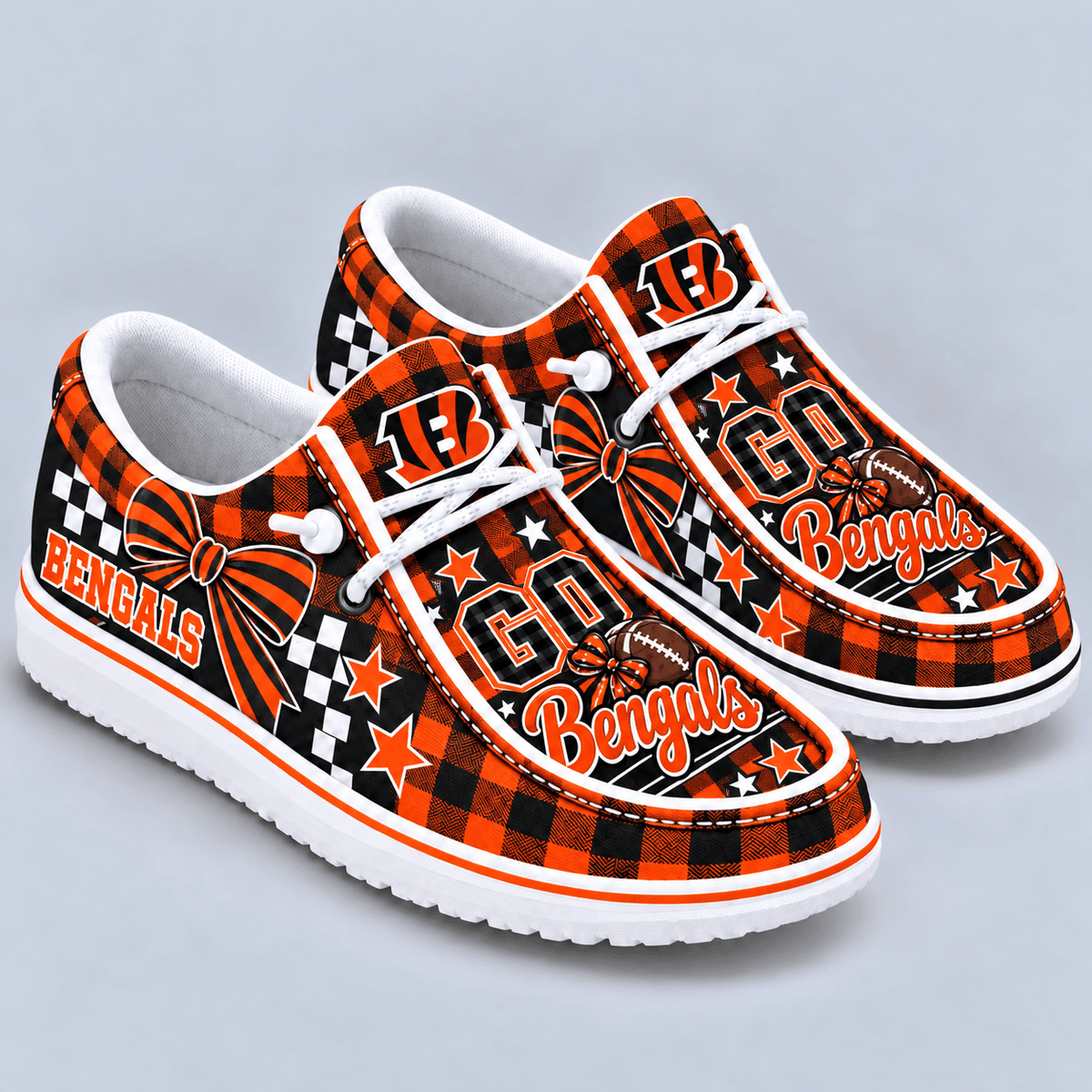 Cincinnati Bengals | Premium NFL Bow Loafer Shoes TD - VAN52145