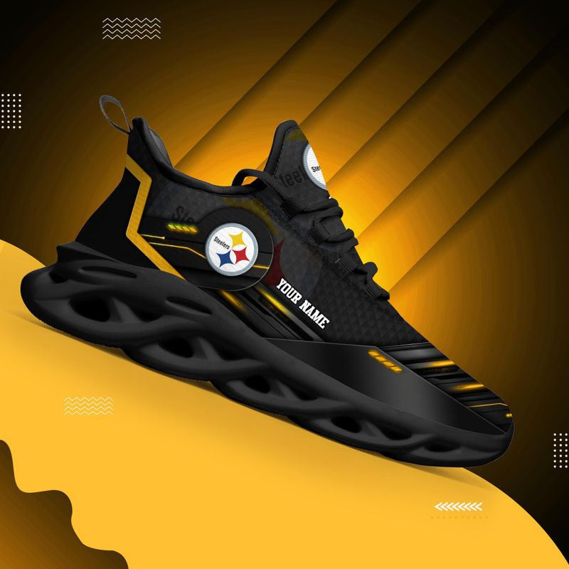 Pittsburgh Steelers Personalized Yezy Running Sneakers JF12