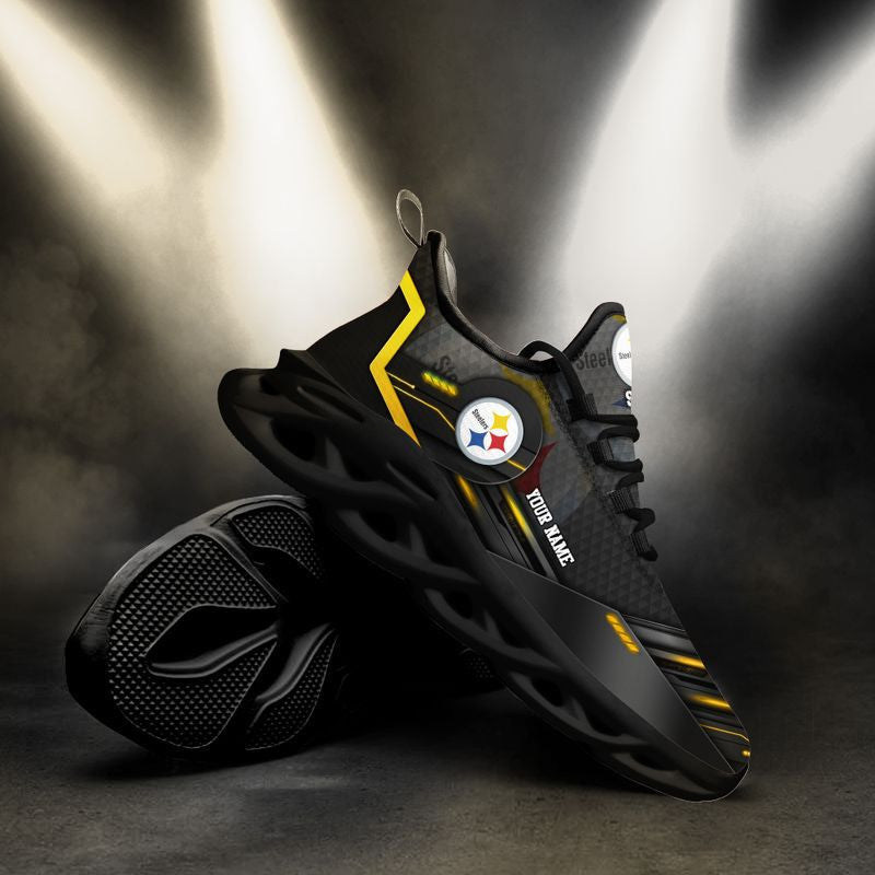 Pittsburgh Steelers Personalized Yezy Running Sneakers JF12