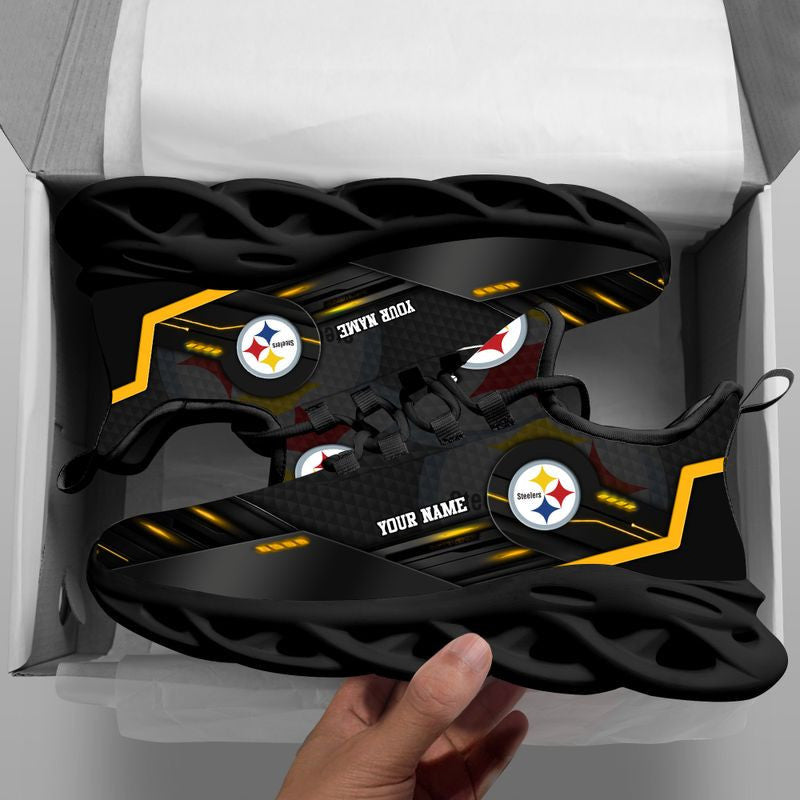 Pittsburgh Steelers Personalized Yezy Running Sneakers JF12